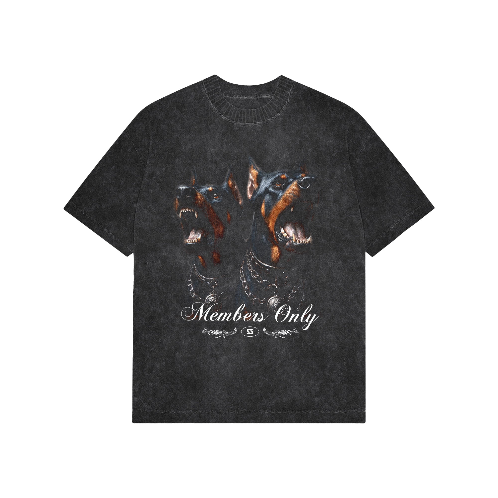 Acid Washed Doberman T-Shirt