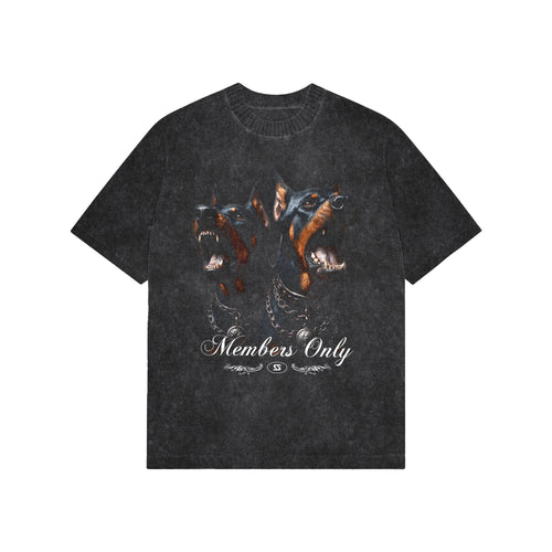 Acid Washed Doberman T-Shirt