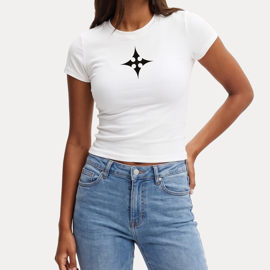 Ladies Ribbed Sports Tee