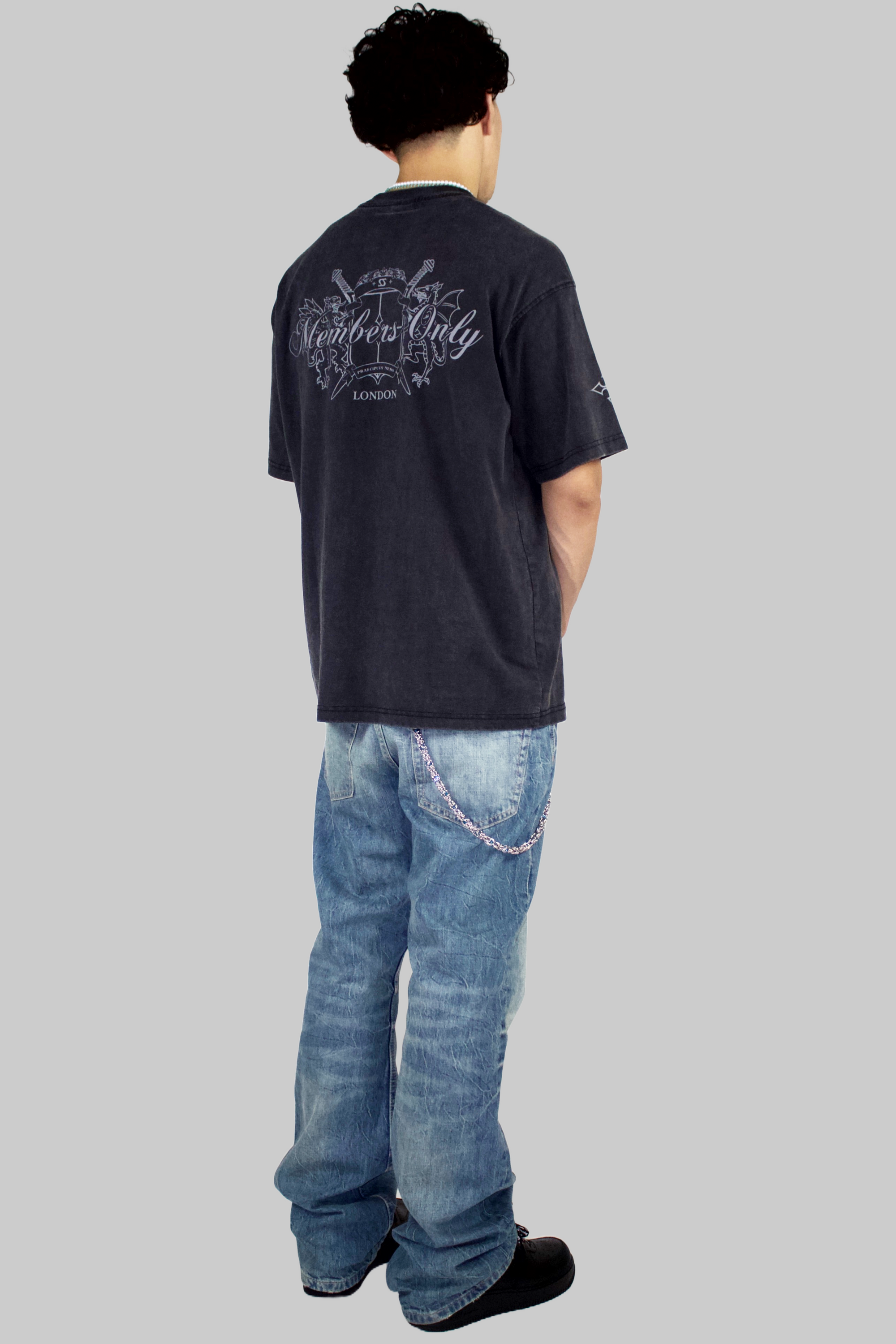 Members Only Acid Wash T-Shirt