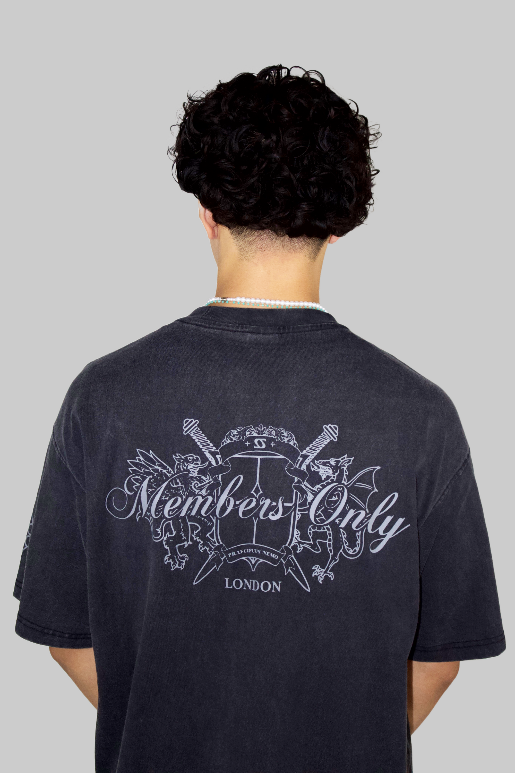 Members Only Acid Wash T-Shirt
