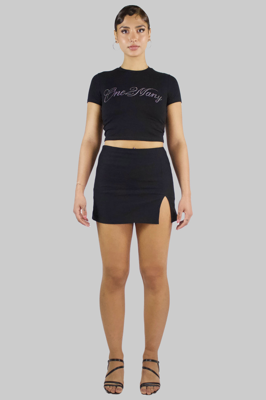 Members Only Diamanté Baby Tee