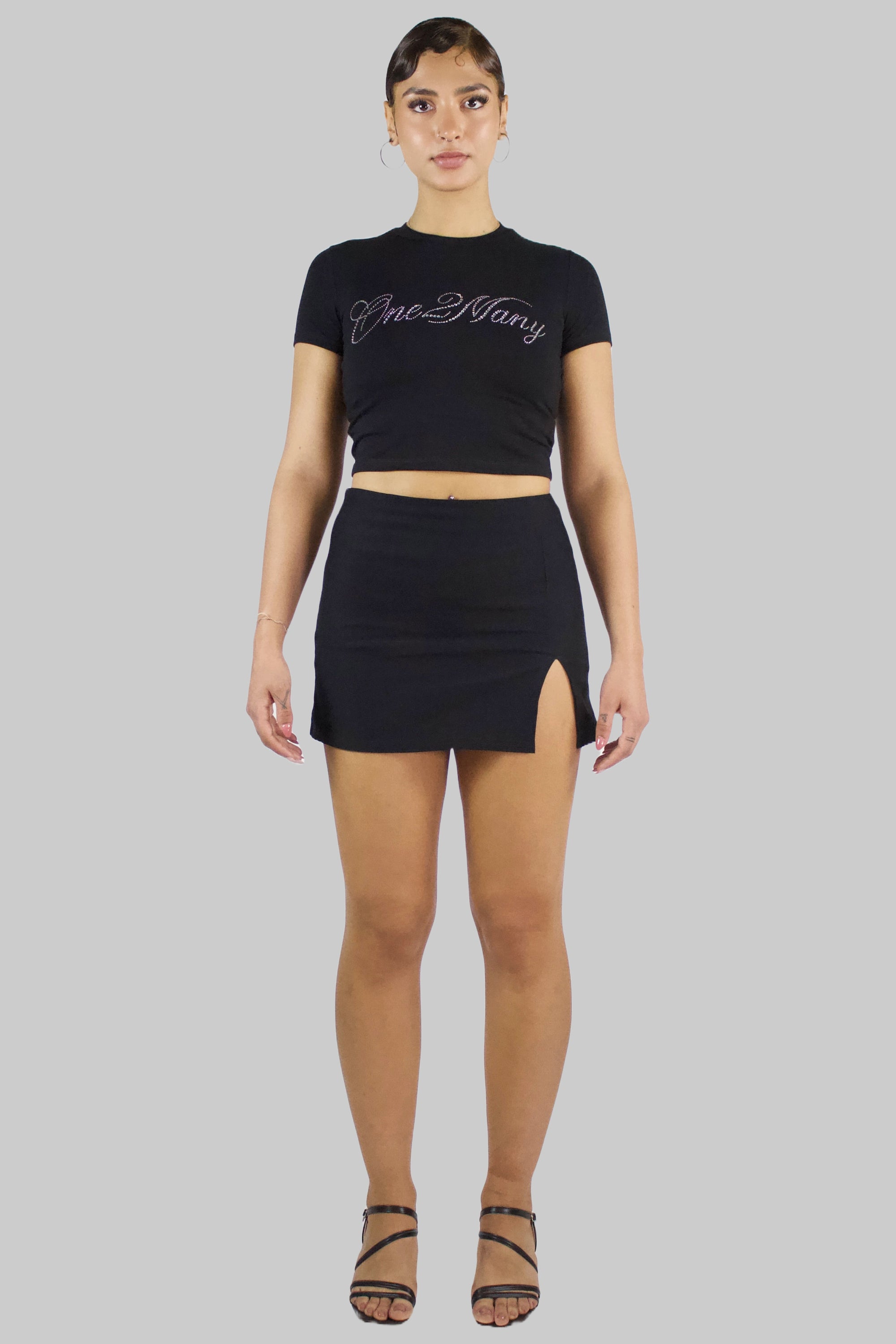 Members Only Diamanté Baby Tee