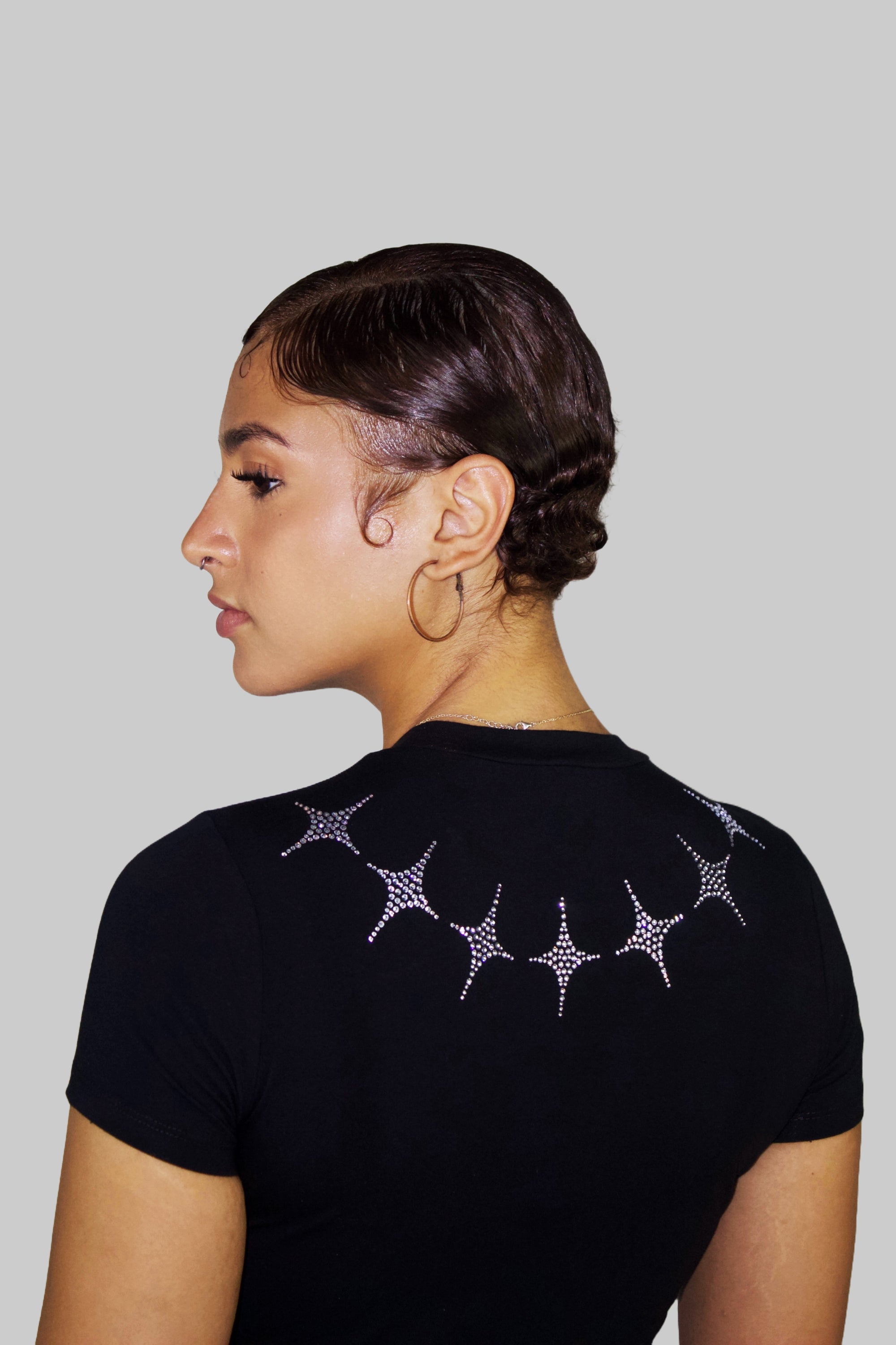 Members Only Diamanté Baby Tee