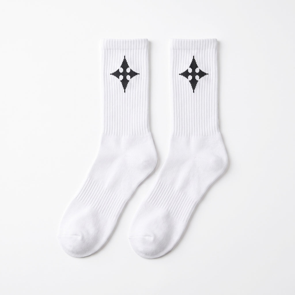 Members Only White Socks