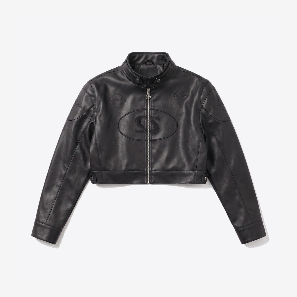 Members Only Cropped Racer Jacket
